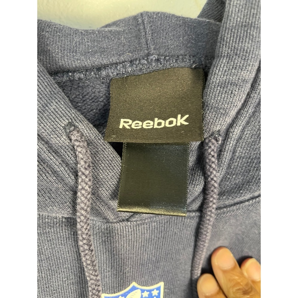 REEBOK Chicago Bears Hoodie 2010 NFC North Champions Mens XL Blue Vintage NFL - Picture 2 of 5